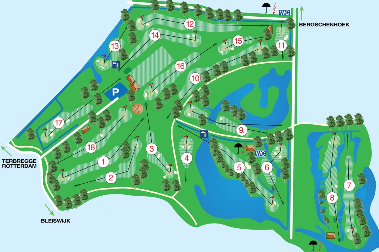 Baanboekje - Golfbaan De Hooge Rotterdamsche